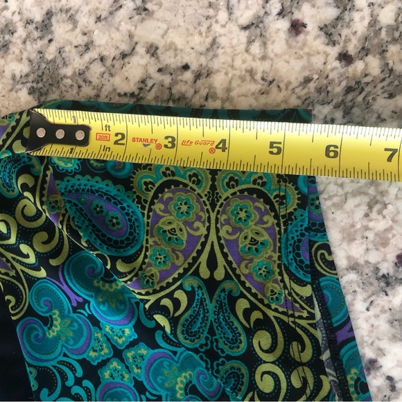 Apt. 9 Retro Floral Short Sleeve Top Size XL Deep V-Neck Multicolor Floral Top - Picture 8 of 15